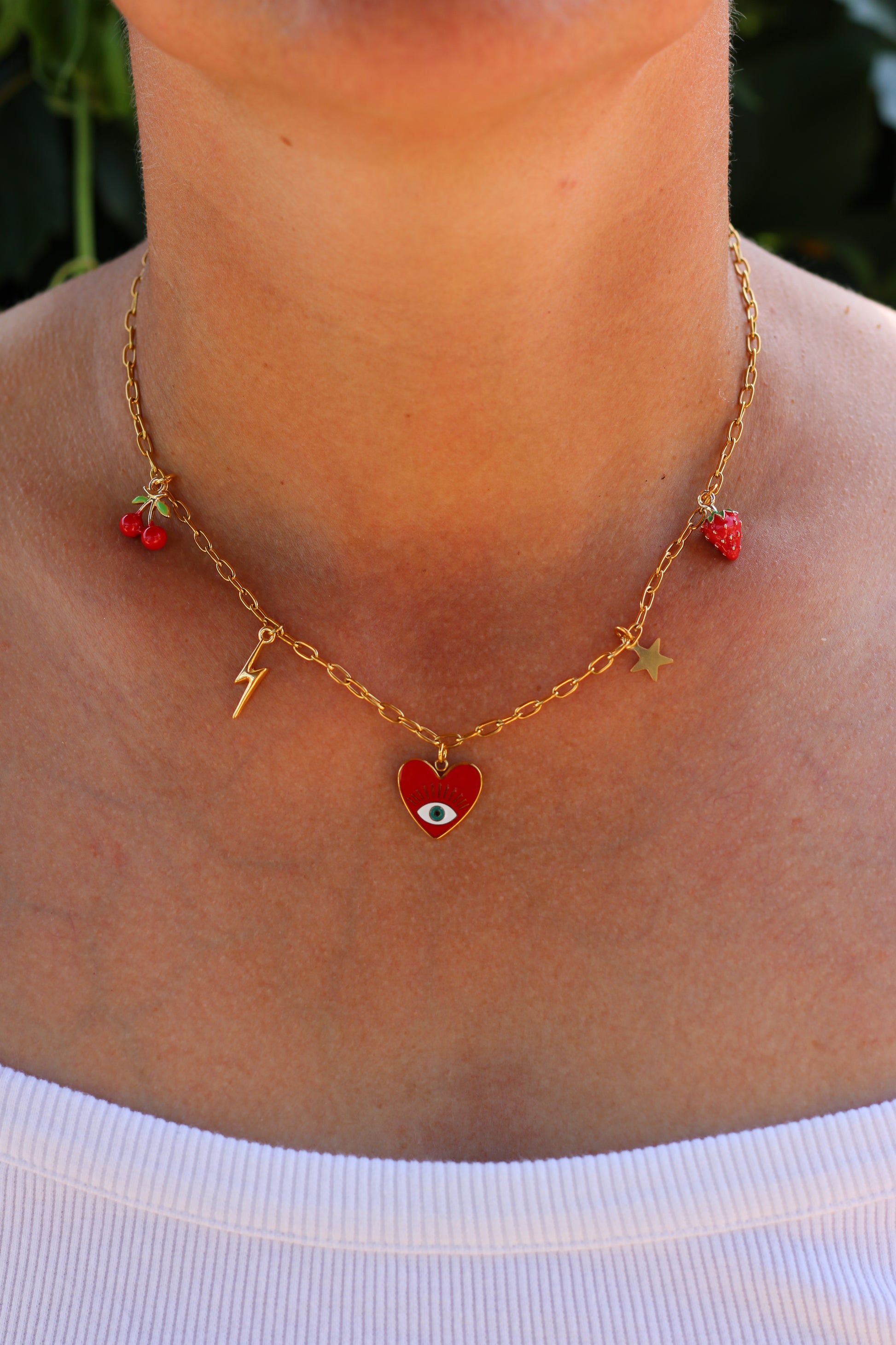 Collier "Cherry Bomb"