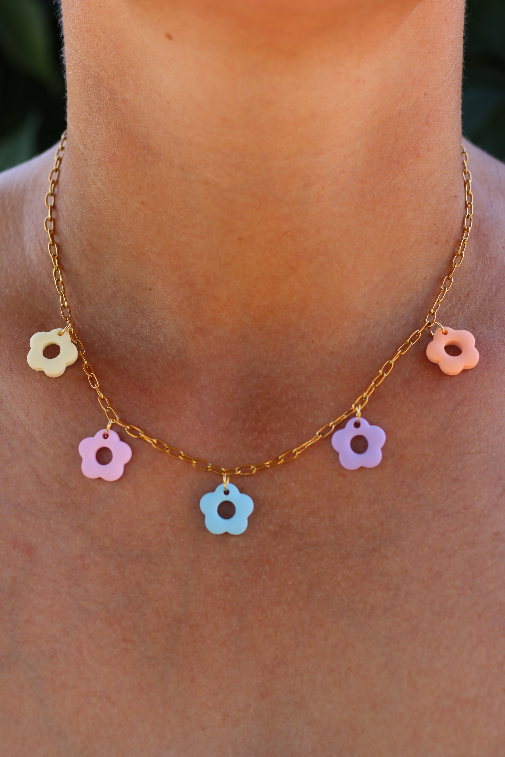 Collier "Pastel Bloom"